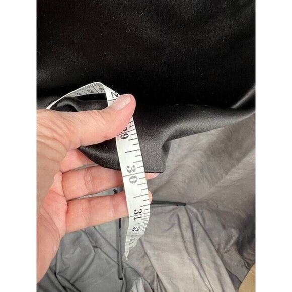 DO BE Womens Black Cocktail Dress Zip Back Adjustable Straps Padded Cups Lined S - Picture 5 of 6